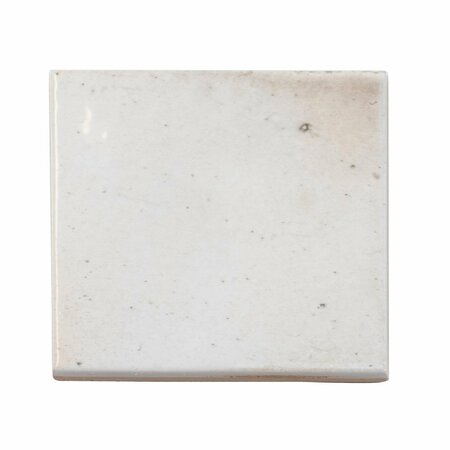 APOLLO TILE Antiek 3.94 in. x 3.94 in. Glossy White Ceramic Square Wall and Floor Tile 5.39 sq. ft./case, 50PK MOD88WHT44A